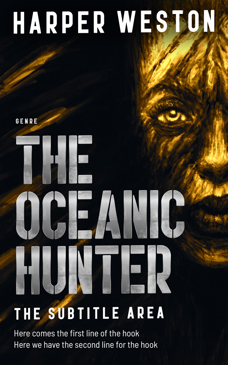 2D view of Premade Horror Book Cover - Mongoose