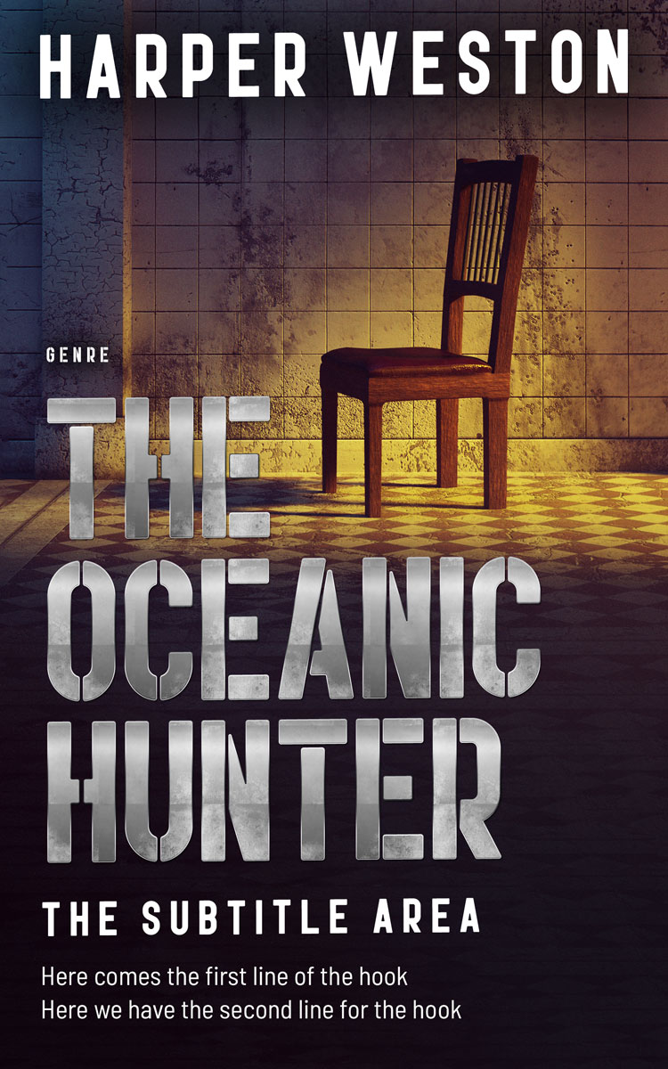 2D view of Premade Horror Book Cover - Mongoose