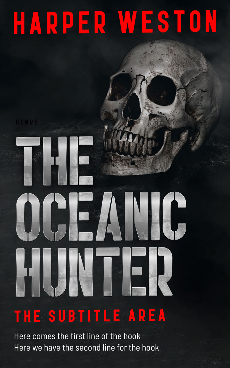 2D view of Premade Horror Book Cover - Woodsmoke