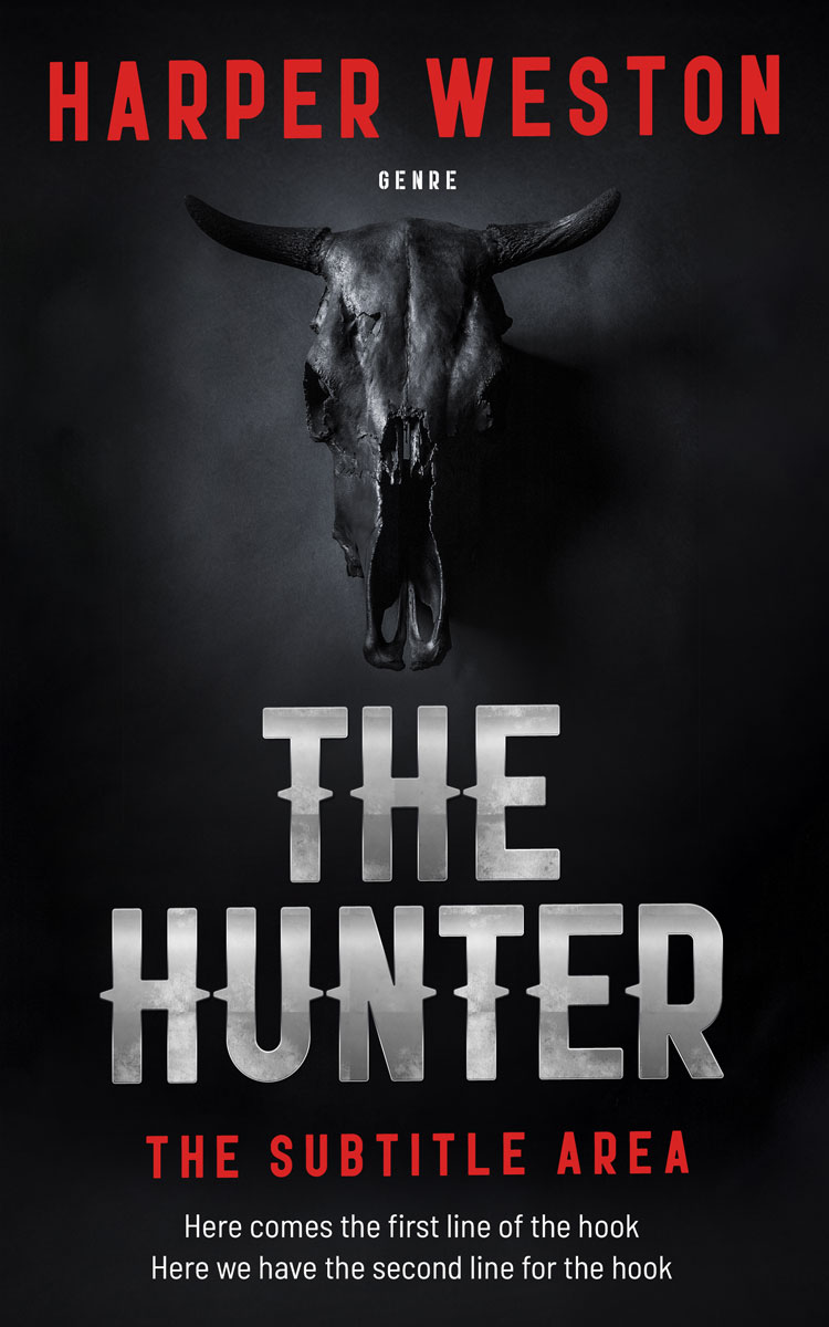 2D view of Premade Horror Book Cover - Woodsmoke