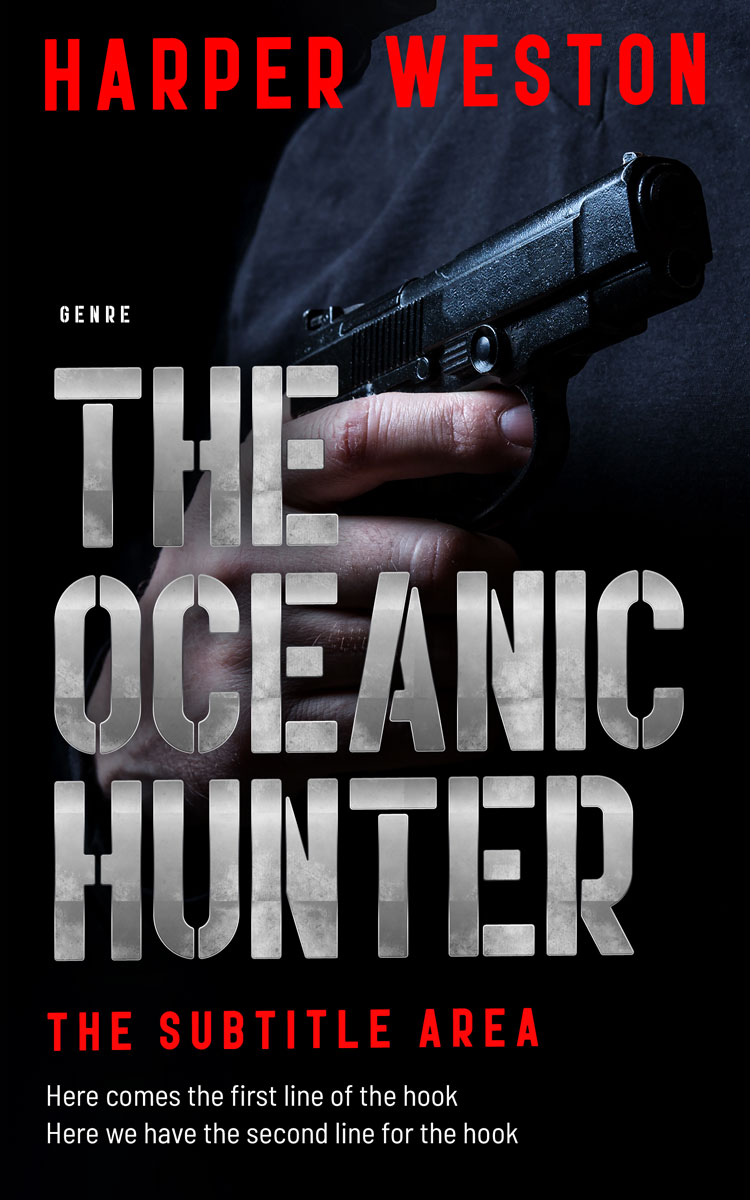 2D view of Premade Mystery & Thriller & Suspense Book Cover - Thatch