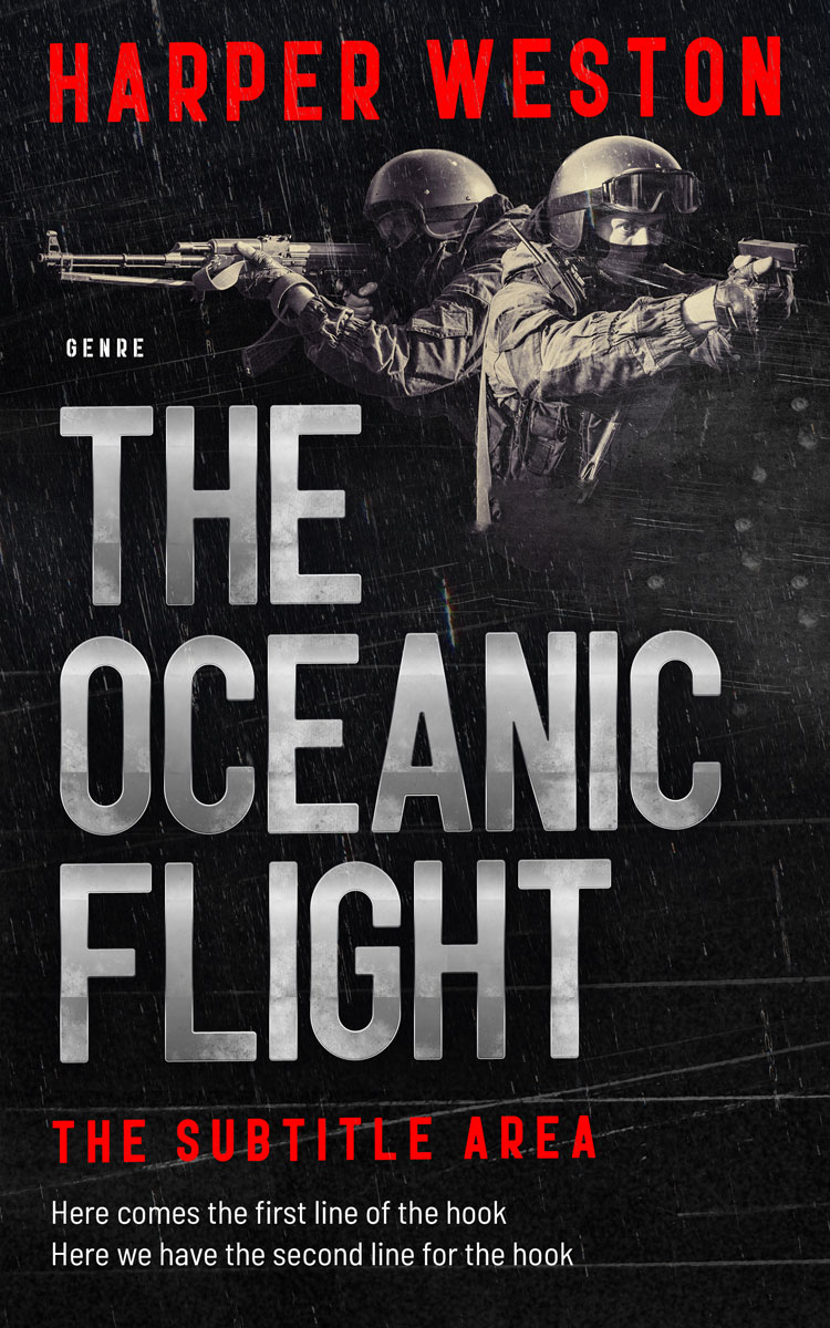 2D view of Premade Mystery & Thriller & Suspense Book Cover - Quicksand