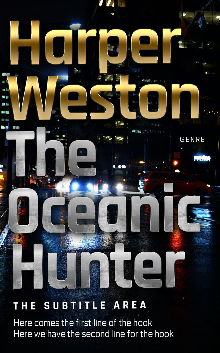 2D view of Premade Mystery & Thriller & Suspense Book Cover - Woodsmoke