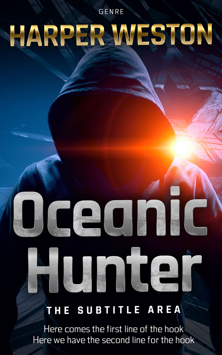 2D view of Premade Mystery & Thriller & Suspense Book Cover - Cinder