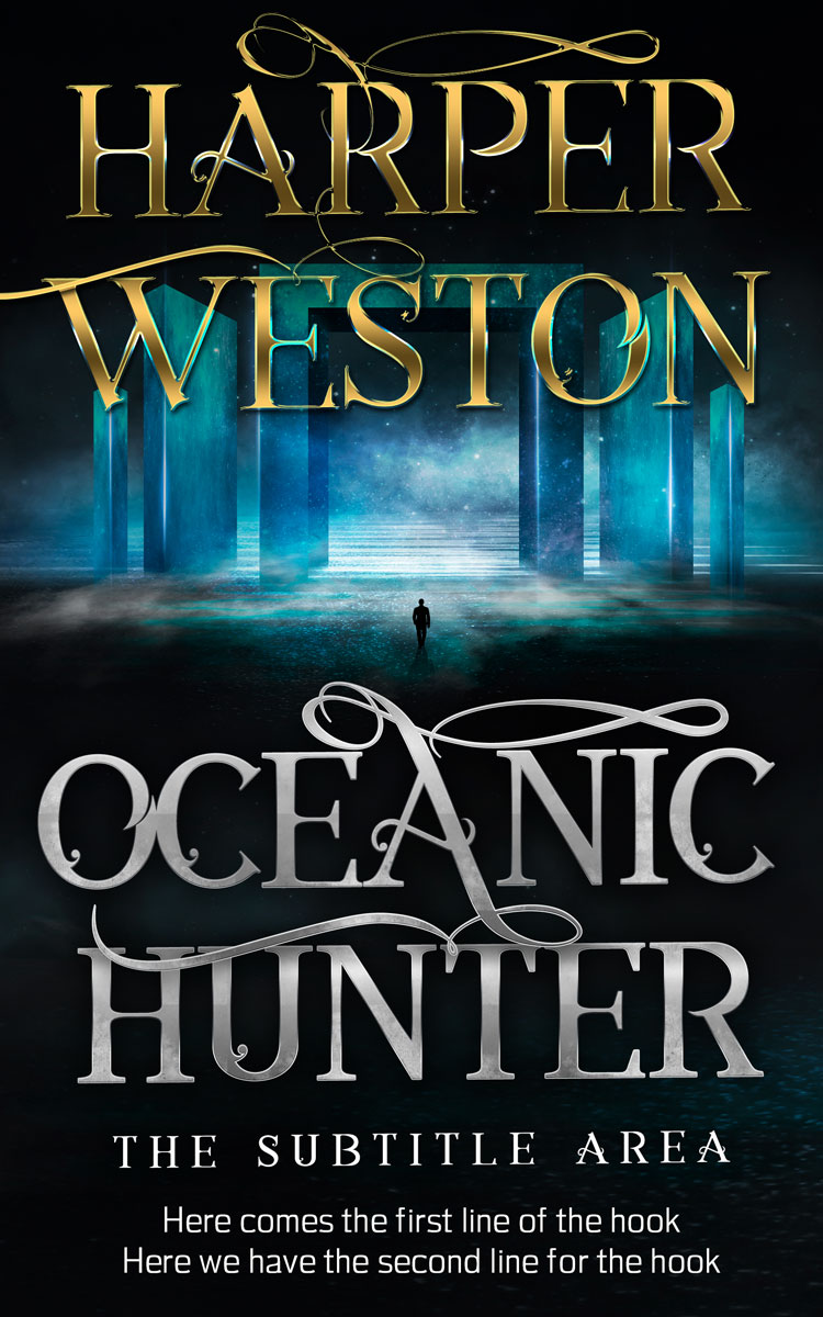 2D view of Premade Science Fiction Book Cover - Eagle