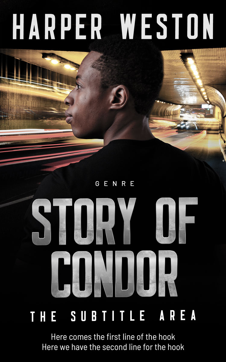 2D view of Premade Mystery & Thriller & Suspense Book Cover - Zeus