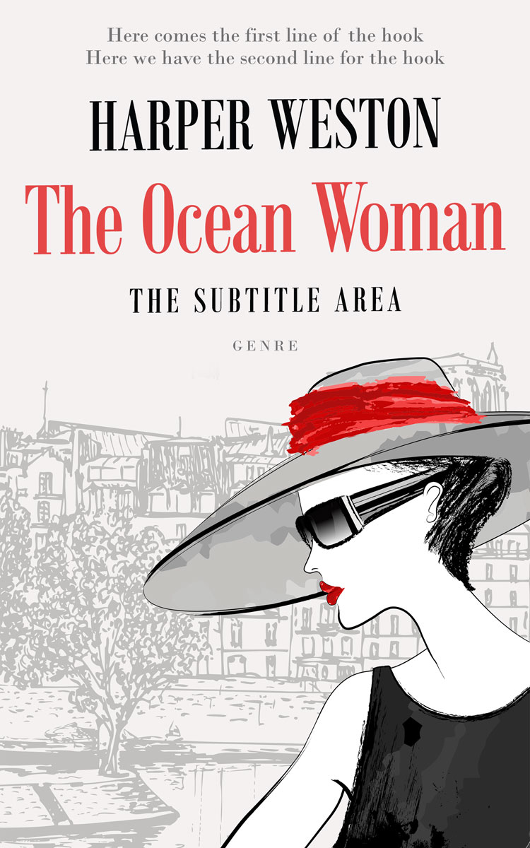 2D view of Premade Chick Lit Book Cover - Mercury