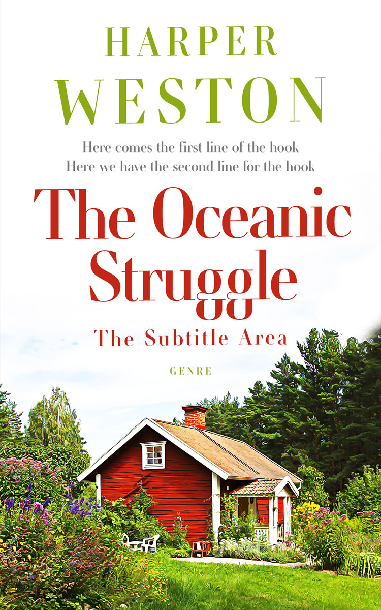 2D view of Premade Literary Fiction Book Cover - Sushi