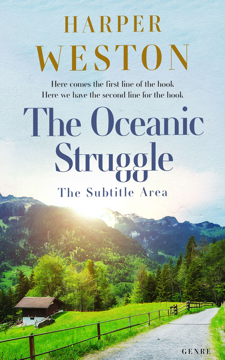 2D view of Premade Literary Fiction Book Cover - Geyser