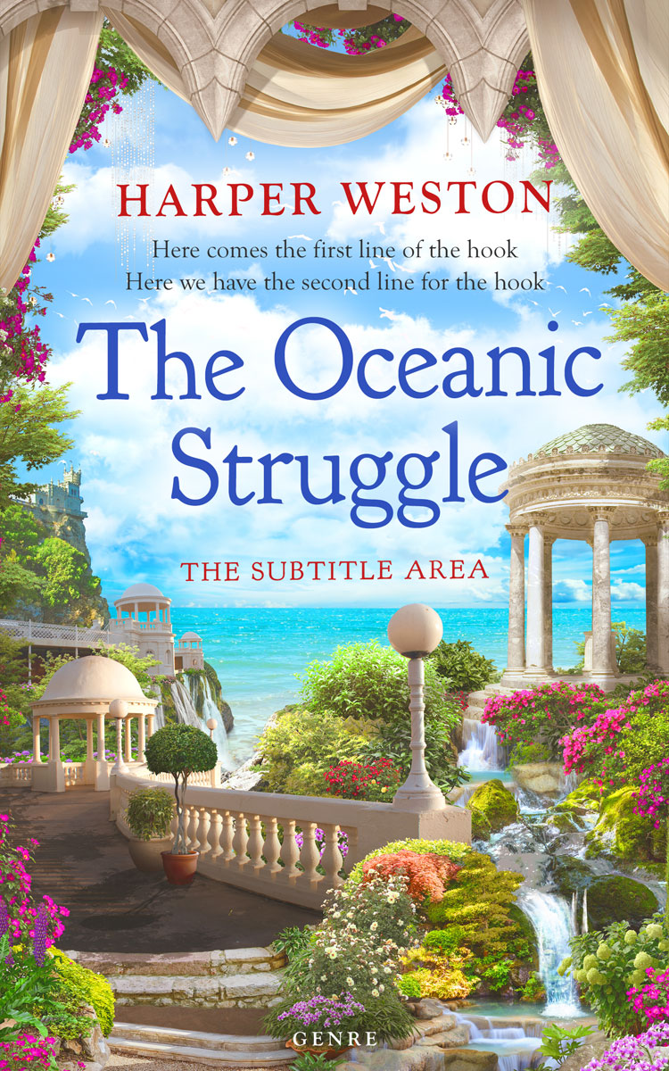 2D view of Premade Literary Fiction Book Cover - Pumice