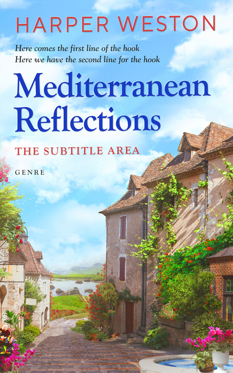 2D view of Premade Literary Fiction Book Cover - Jagged Ice