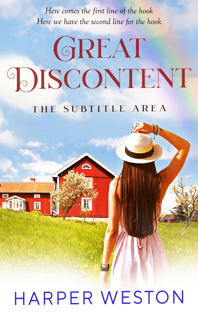 2D view of Premade Literary Fiction Book Cover - Geyser