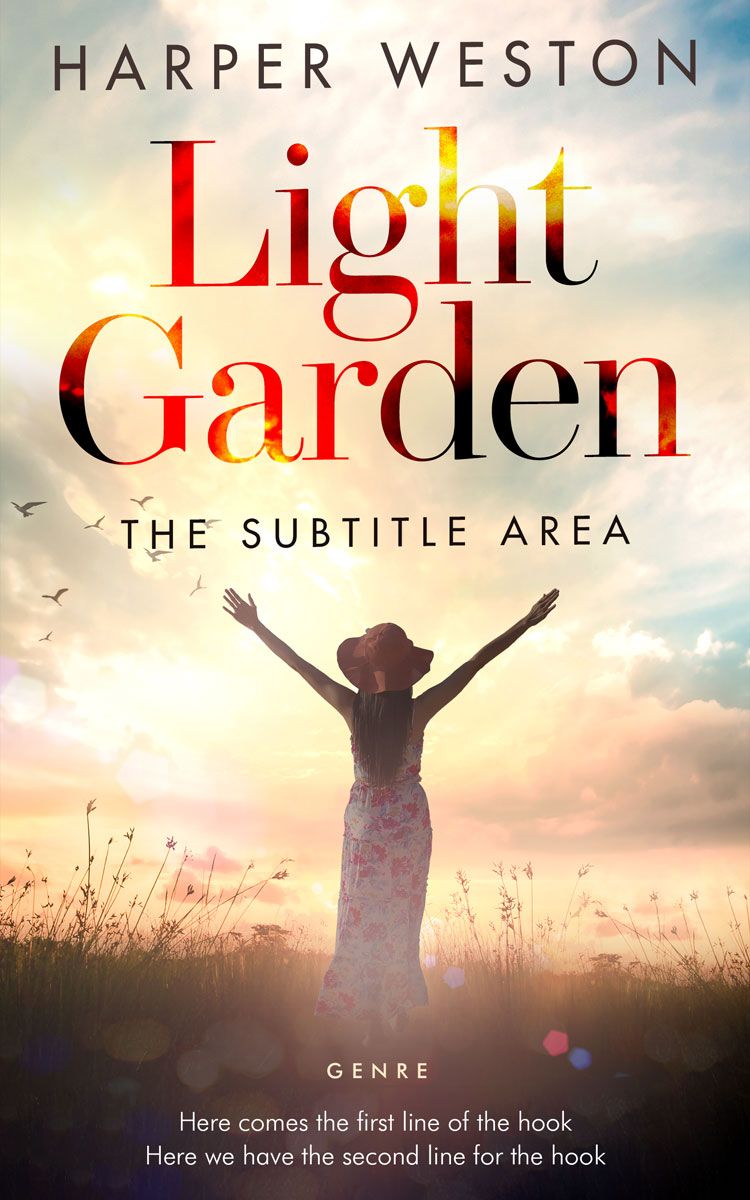 2D view of Premade Religion & Spirituality Book Cover - Almond