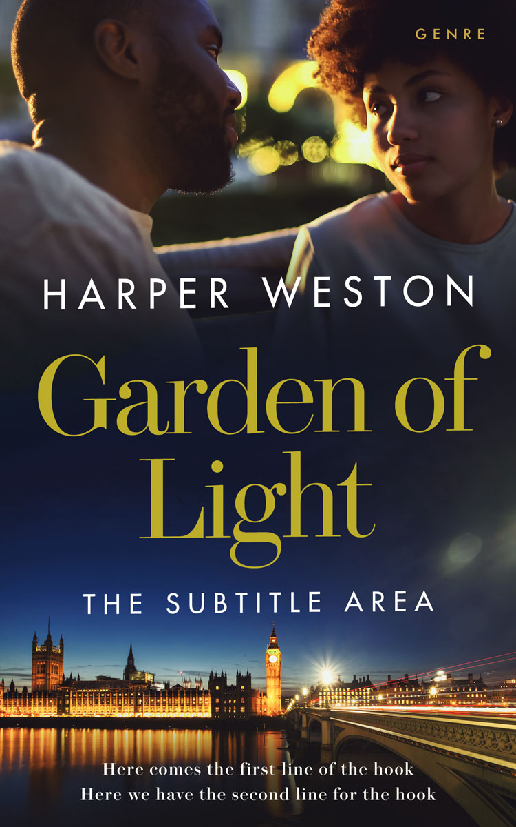 2D view of Premade Romance Book Cover - Charade