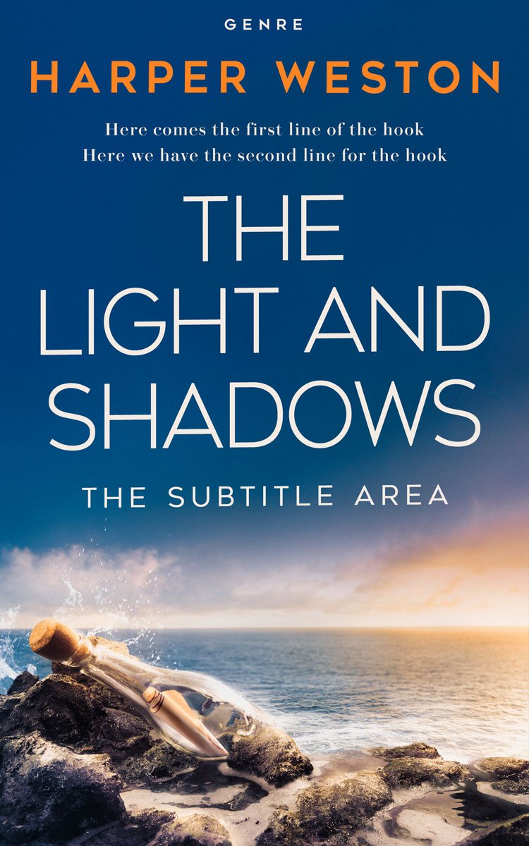 2D view of Premade Literary Fiction Book Cover - Vanilla