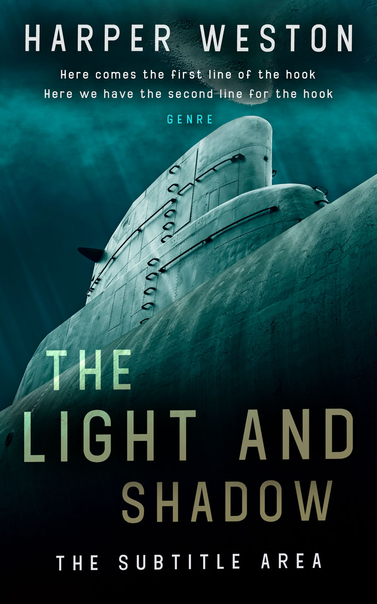 2D view of Premade Mystery & Thriller & Suspense Book Cover - Black Pearl