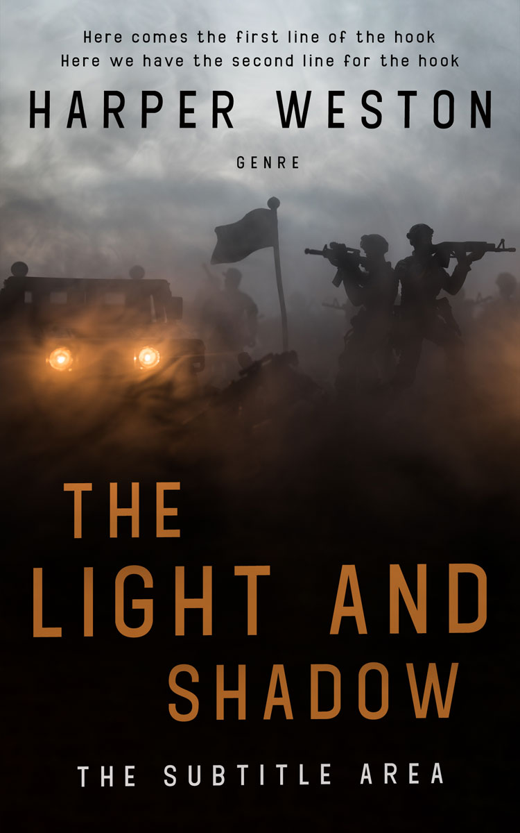 2D view of Premade Mystery & Thriller & Suspense Book Cover - Nomad