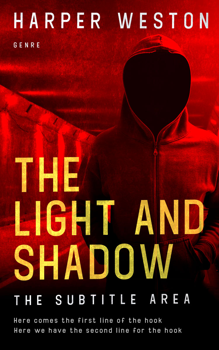 2D view of Premade Mystery & Thriller & Suspense Book Cover - Rebel