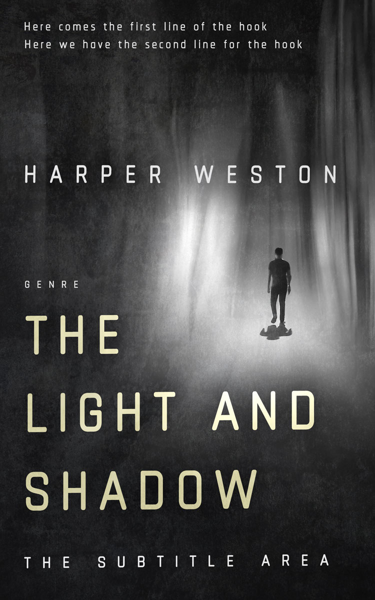 2D view of Premade Mystery & Thriller & Suspense Book Cover - Outer Space