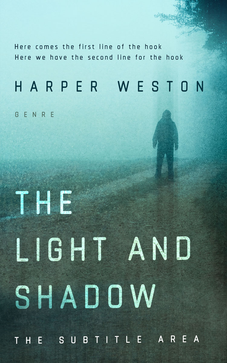 2D view of Premade Mystery & Thriller & Suspense Book Cover - Mineral Green