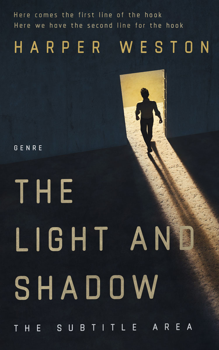 2D view of Premade Mystery & Thriller & Suspense Book Cover - Shark