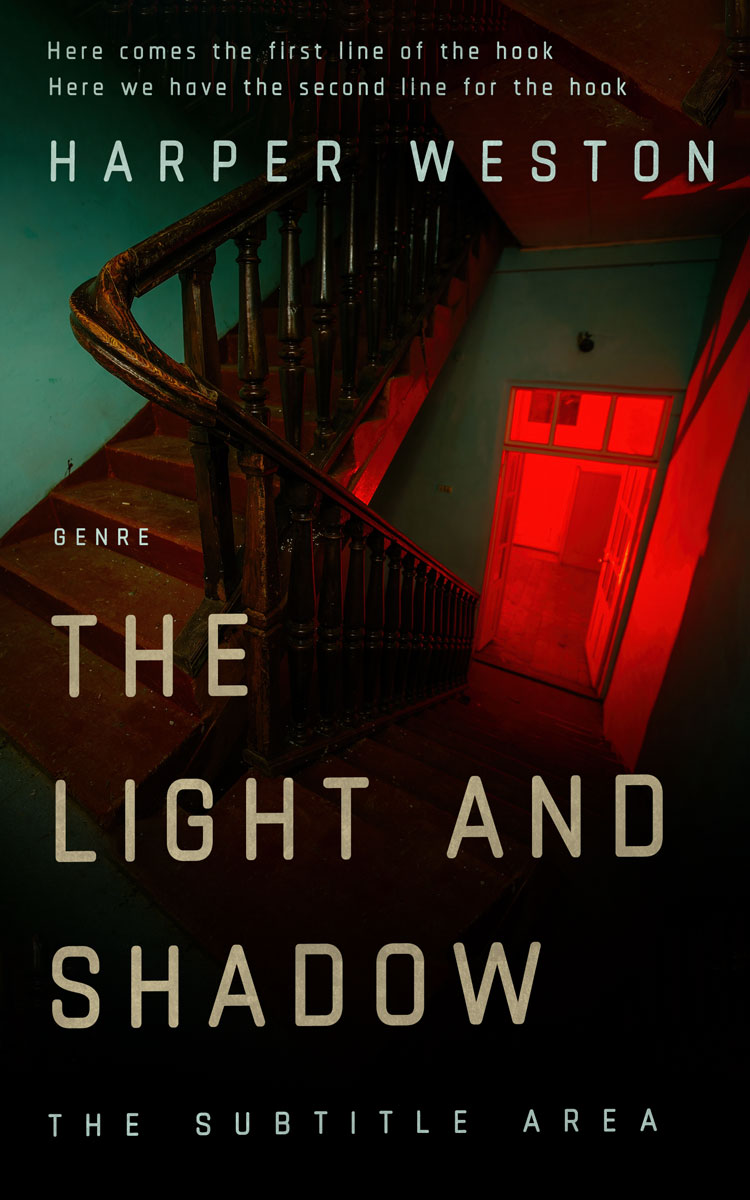 2D view of Premade Mystery & Thriller & Suspense Book Cover - Eternity