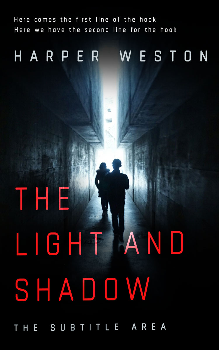 2D view of Premade Mystery & Thriller & Suspense Book Cover - Bunker