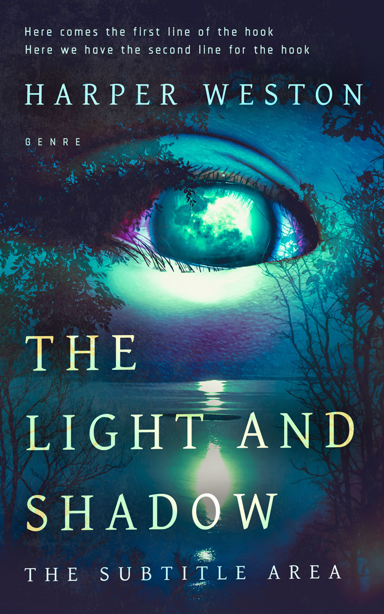 2D view of Premade Horror Book Cover - Cloud Burst