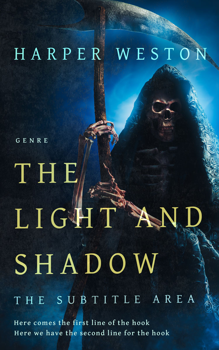 2D view of Premade Horror Book Cover - Mirage