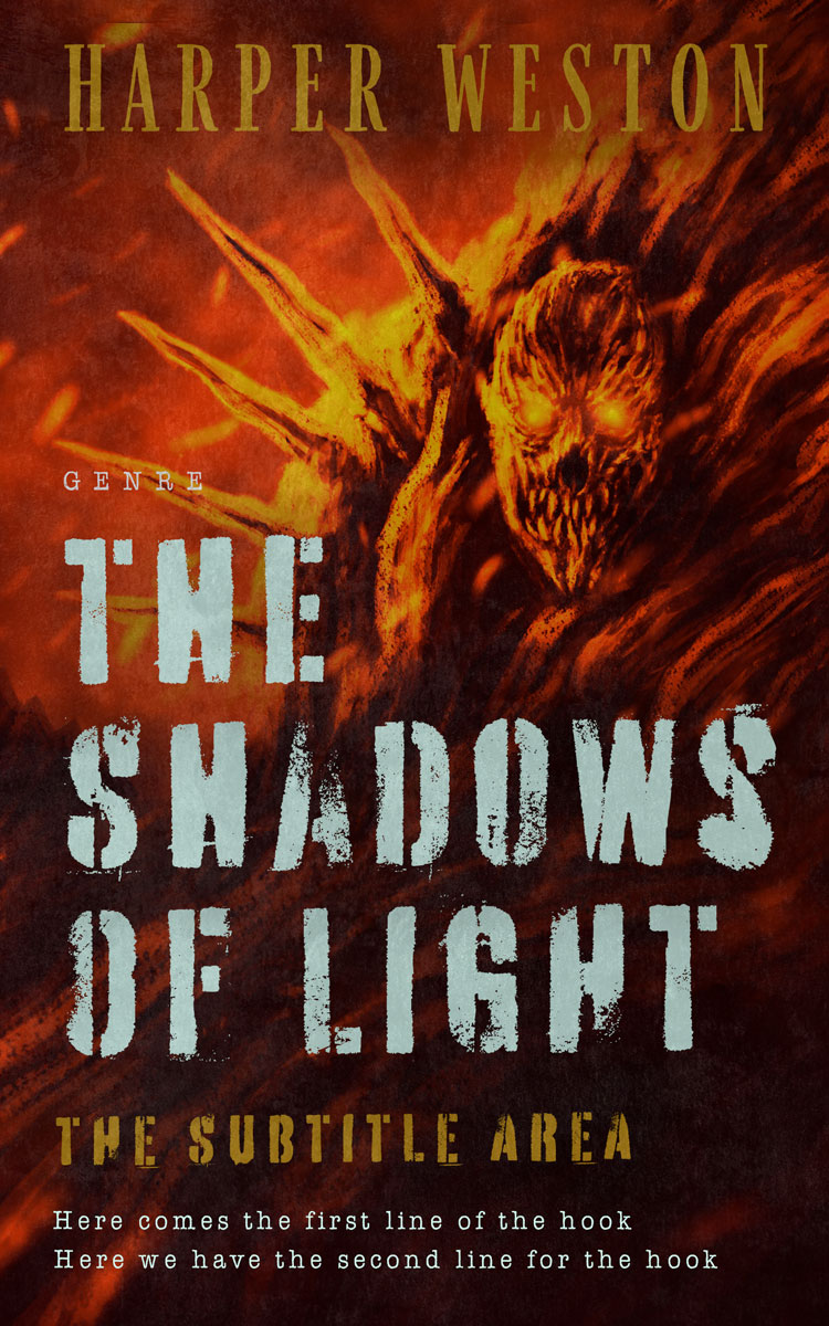 2D view of Premade Fantasy Book Cover - Paco