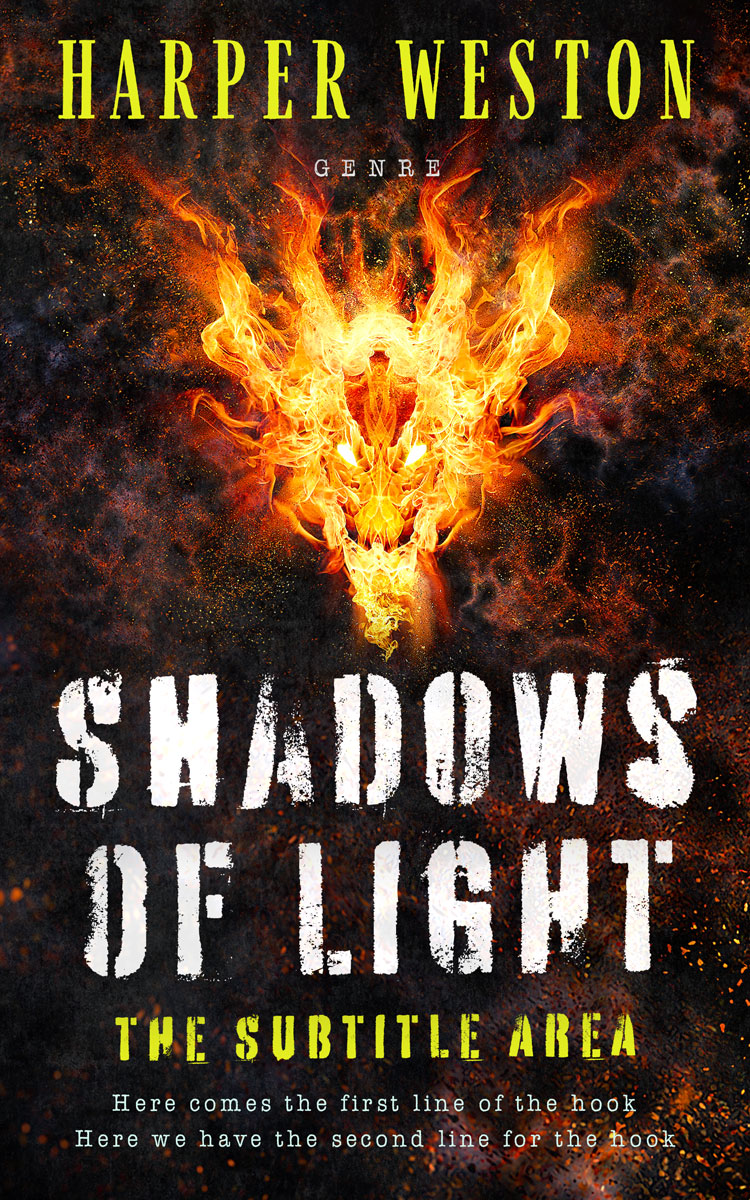 2D view of Premade Fantasy Book Cover - Equator