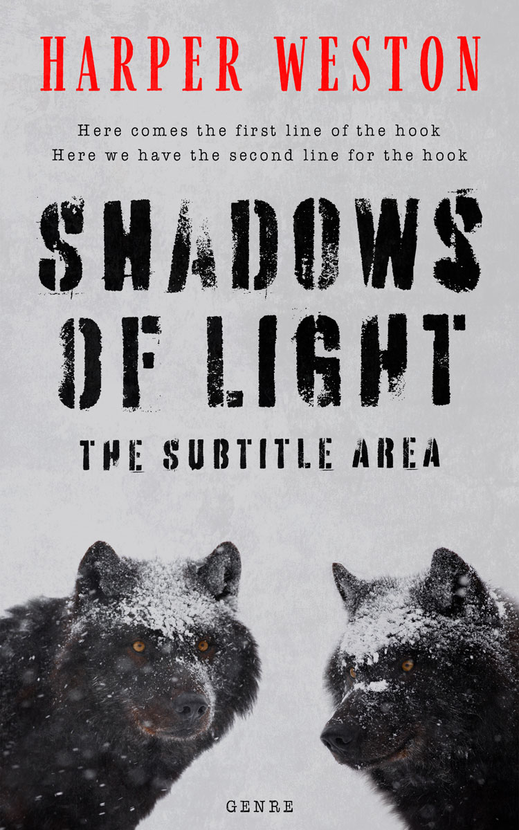 2D view of Premade Mystery & Thriller & Suspense Book Cover - French Gray