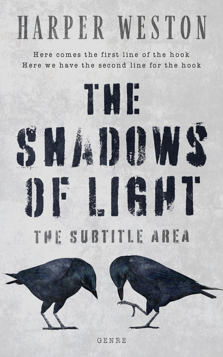 2D view of Premade Literary Fiction Book Cover - Iron