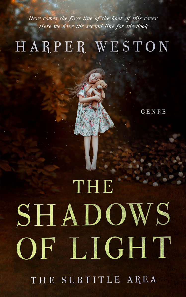 2D view of Premade Fantasy Book Cover - Crowshead