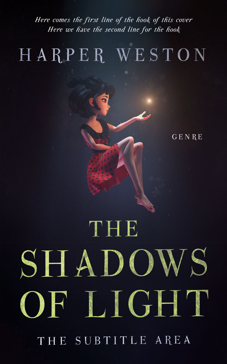 2D view of Premade Surreal Book Cover - Bastille