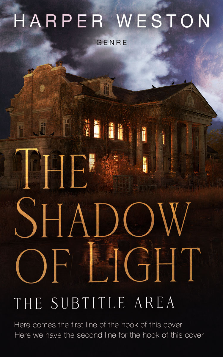 2D view of Premade Horror Book Cover - Gondola