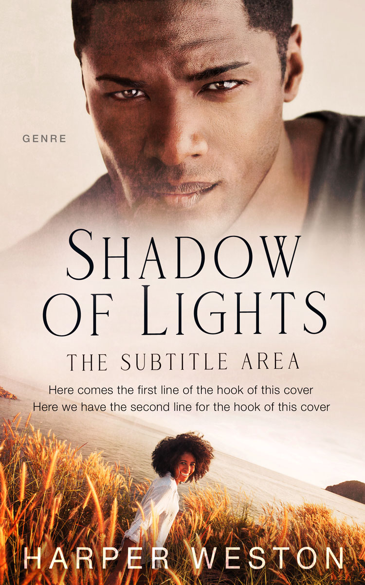 2D view of Premade Romance Book Cover - Cork