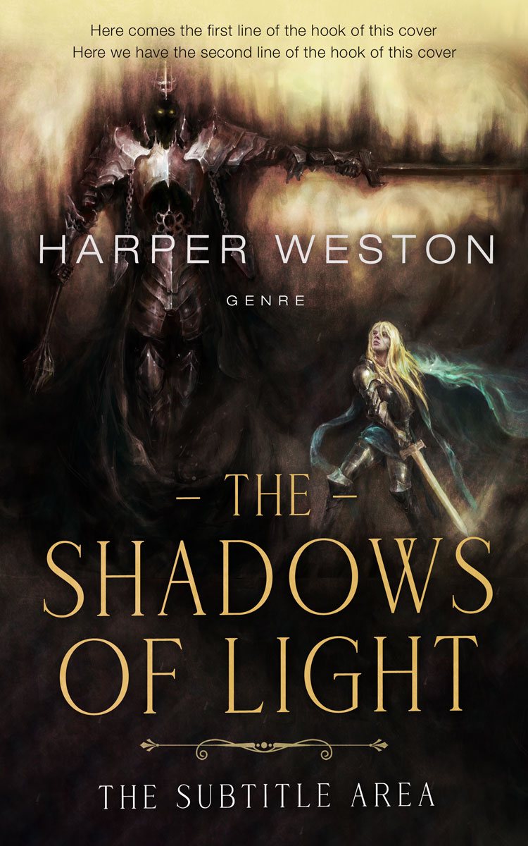 2D view of Premade Fantasy Book Cover - Straw