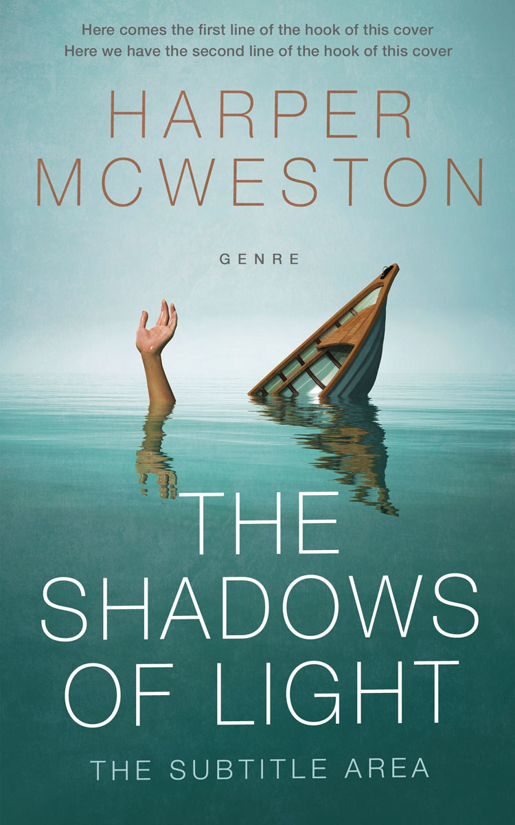 2D view of Premade Action & Adventure Book Cover - Gumbo