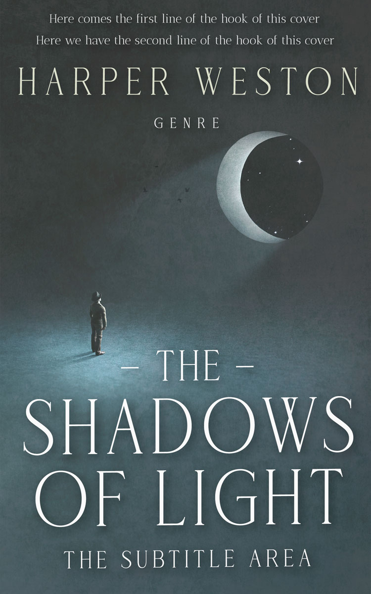 2D view of Premade Fantasy Book Cover - Limed Spruce