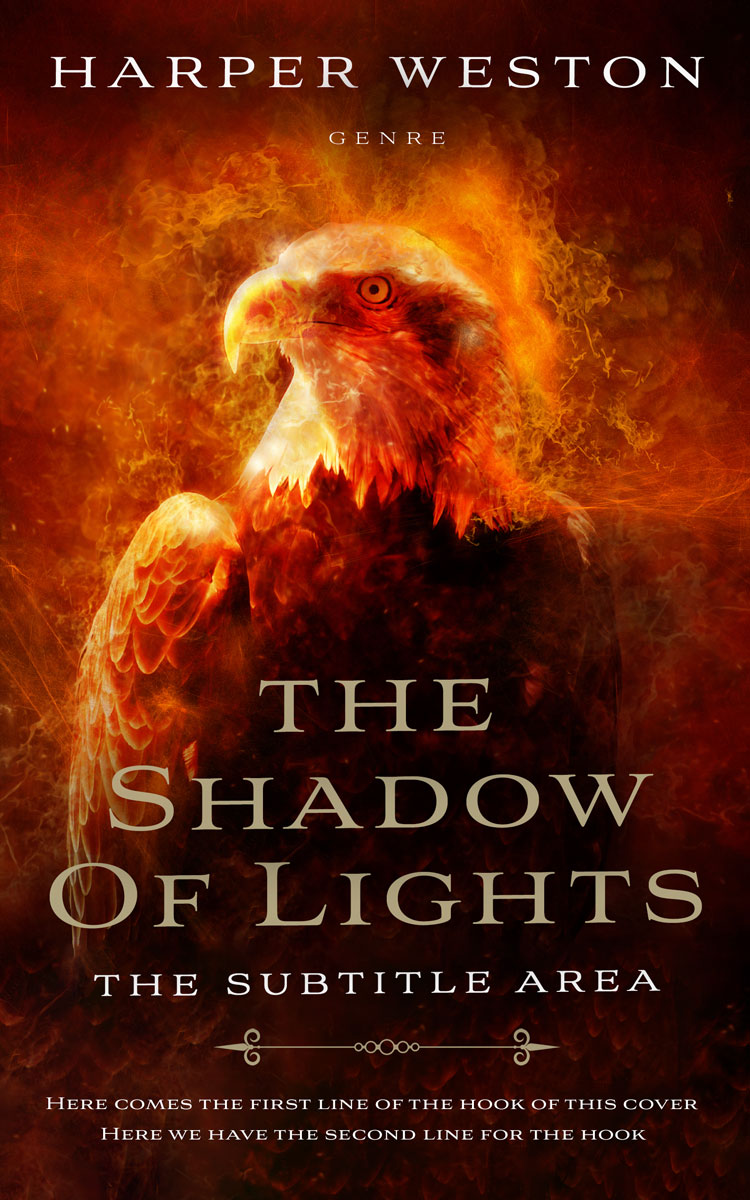 2D view of Premade Fantasy Book Cover - Piper