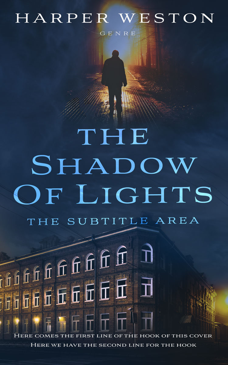 2D view of Premade Mystery & Thriller & Suspense Book Cover - Ebony Clay