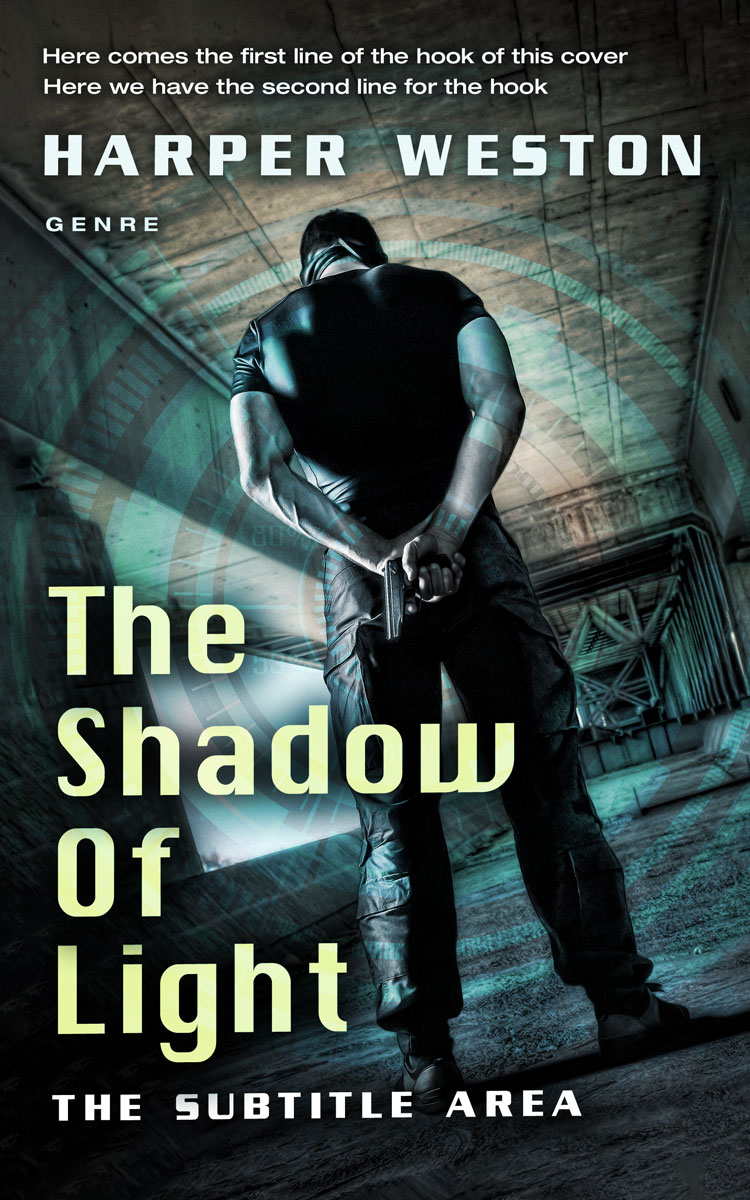 2D view of Premade Mystery & Thriller & Suspense Book Cover - Shark