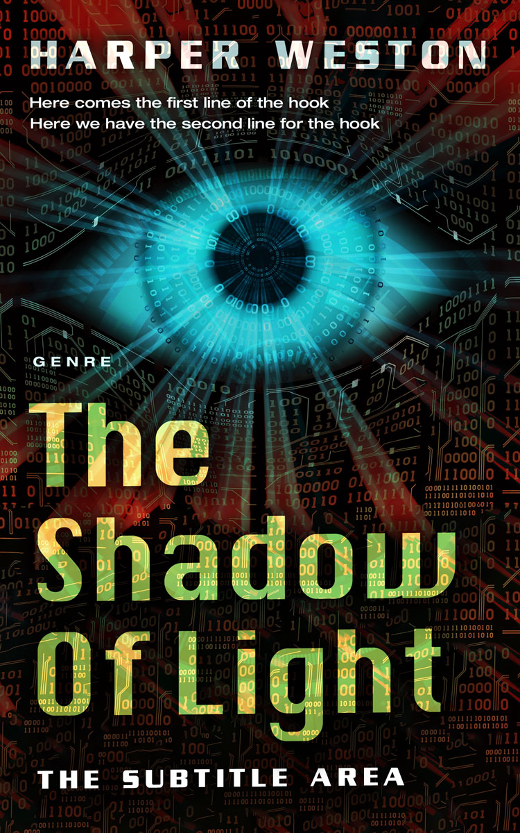 2D view of Premade Mystery & Thriller & Suspense Book Cover - Cod Gray