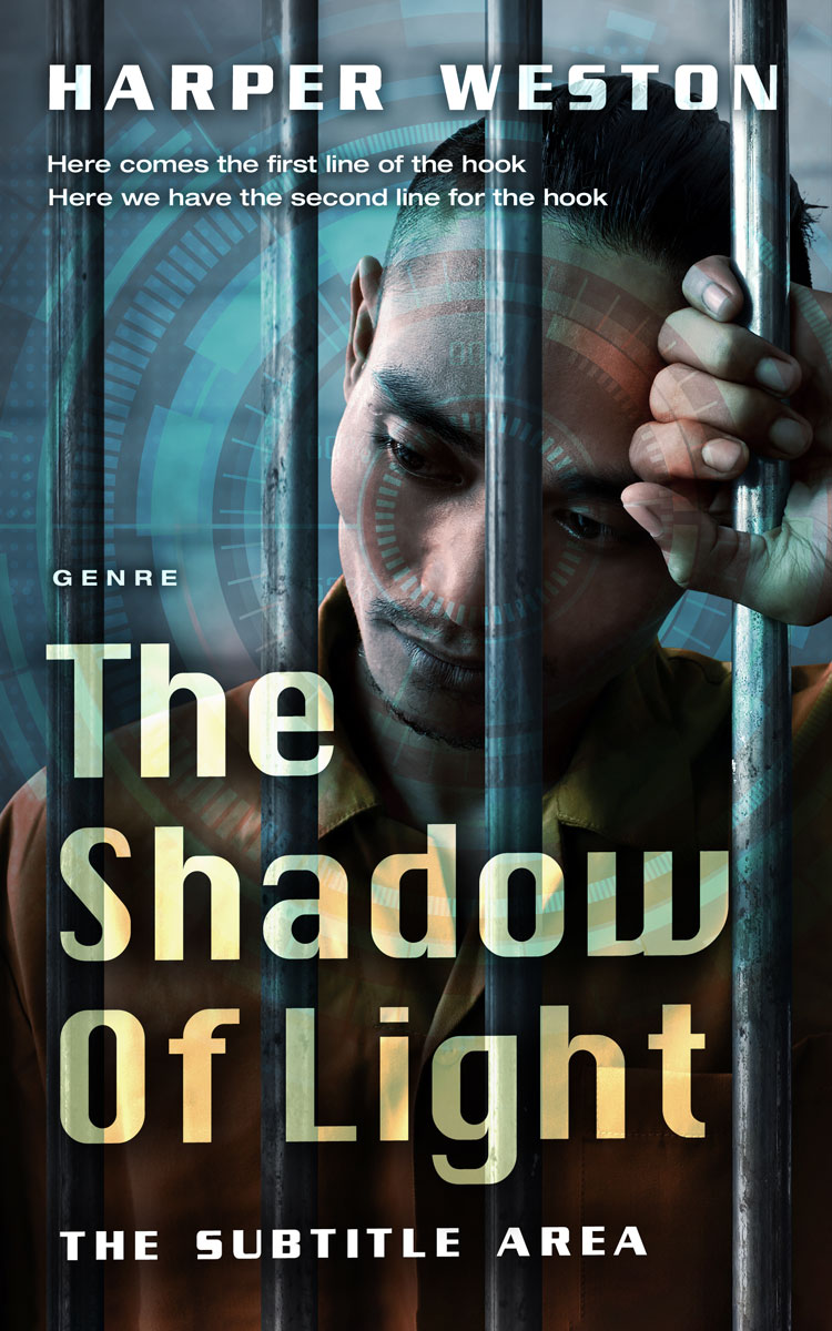 2D view of Premade Mystery & Thriller & Suspense Book Cover - Outer Space