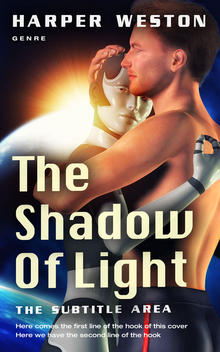 2D view of Premade Science Fiction Book Cover - Cashmere