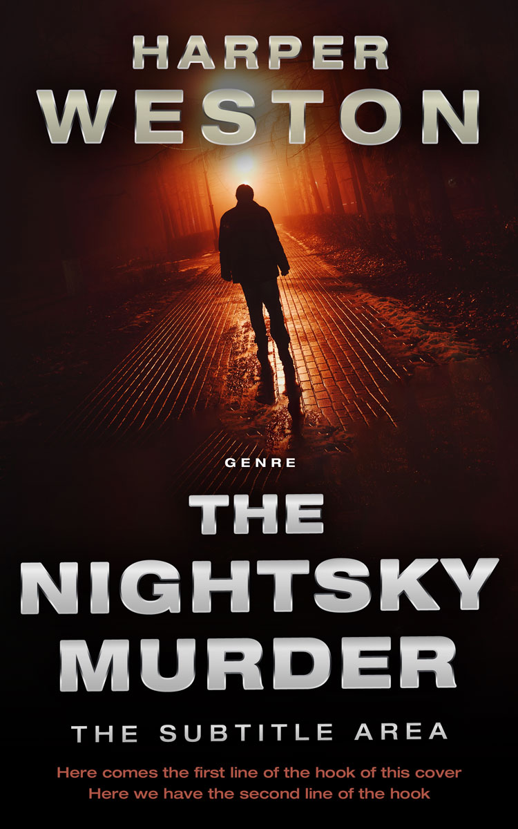 2D view of Premade Mystery & Thriller & Suspense Book Cover - Quicksand