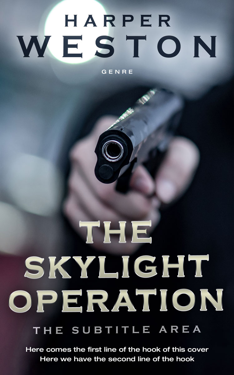 2D view of Premade Mystery & Thriller & Suspense Book Cover - Shark