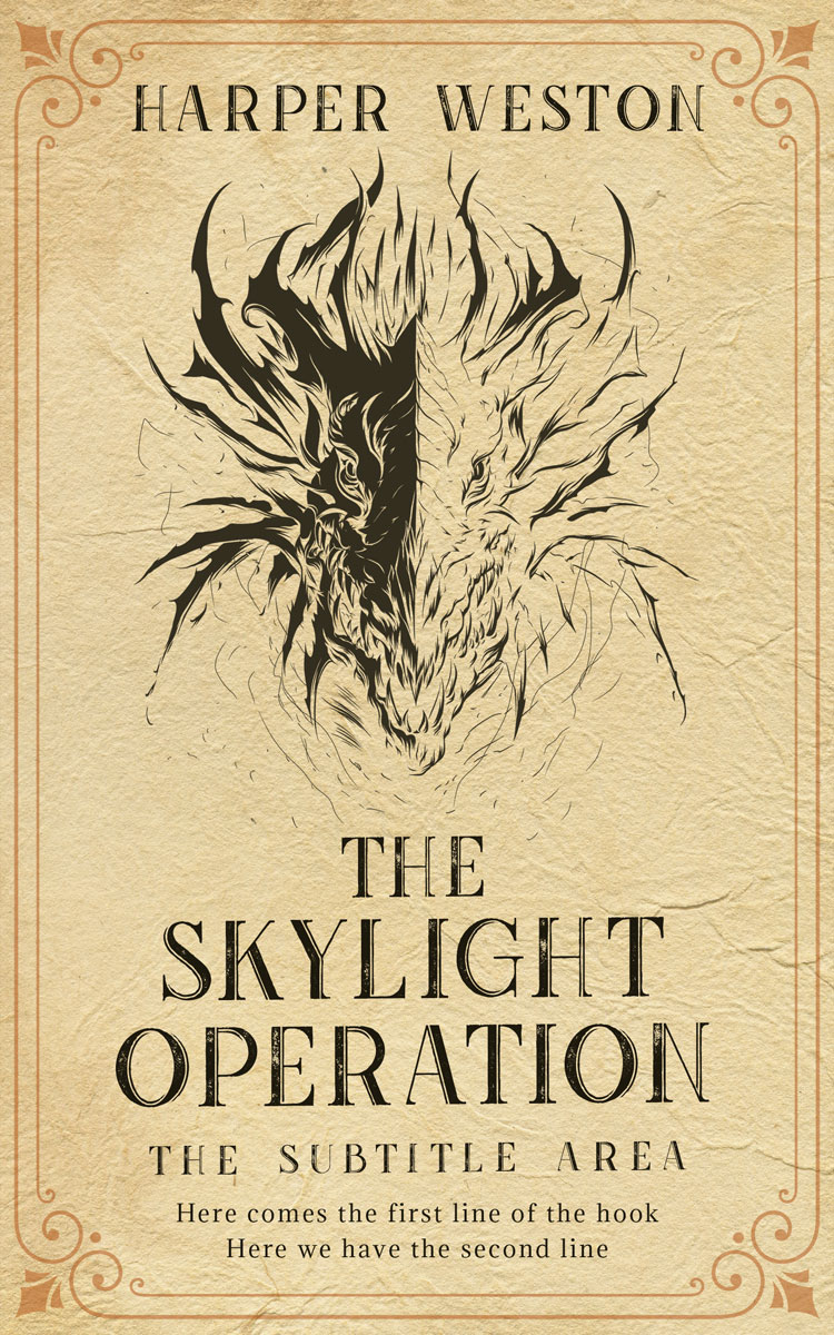 2D view of Premade Fantasy Book Cover - Zombie