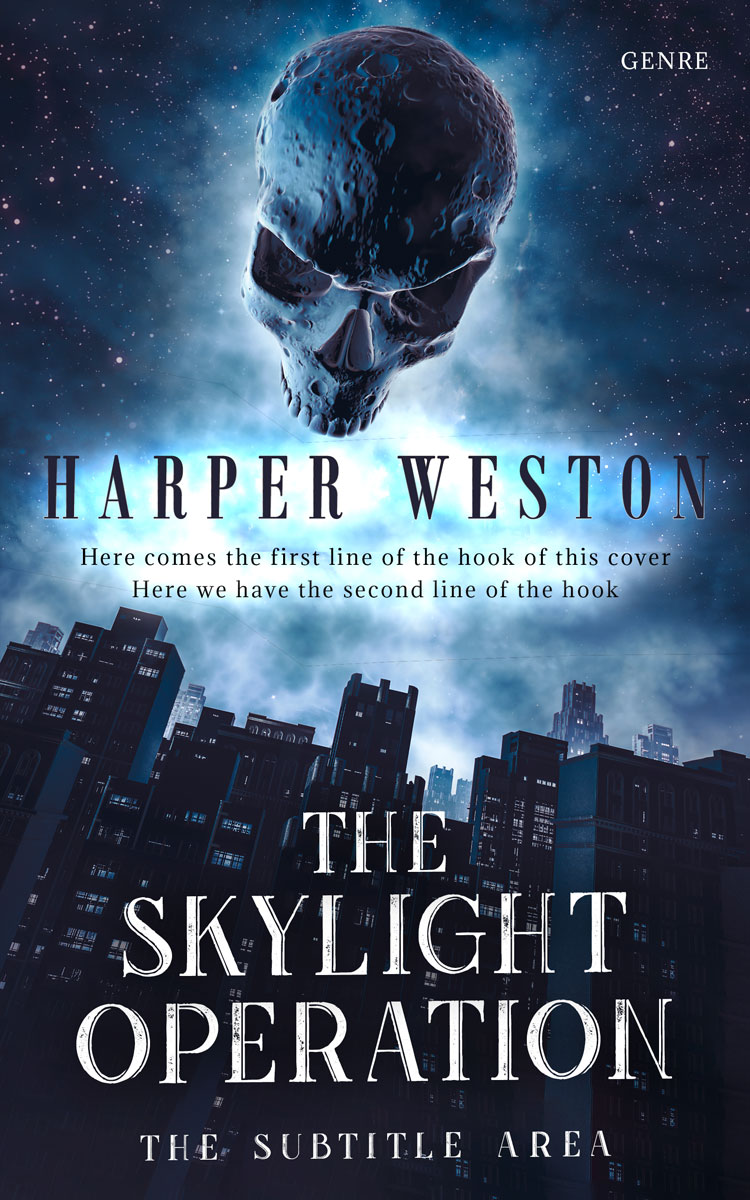 2D view of Premade Horror Book Cover - Mirage